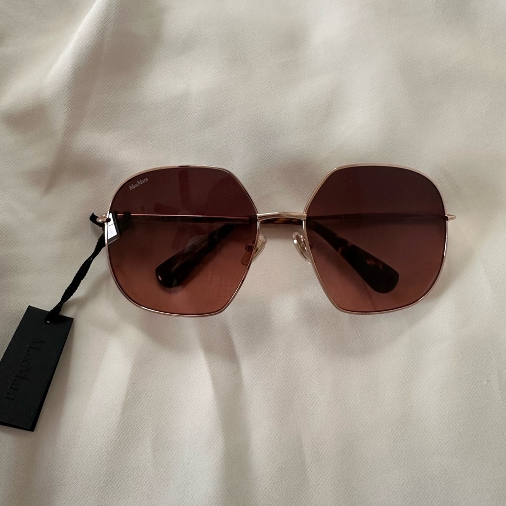 MaxMara BROWN BORDEAUX Sunglasses
